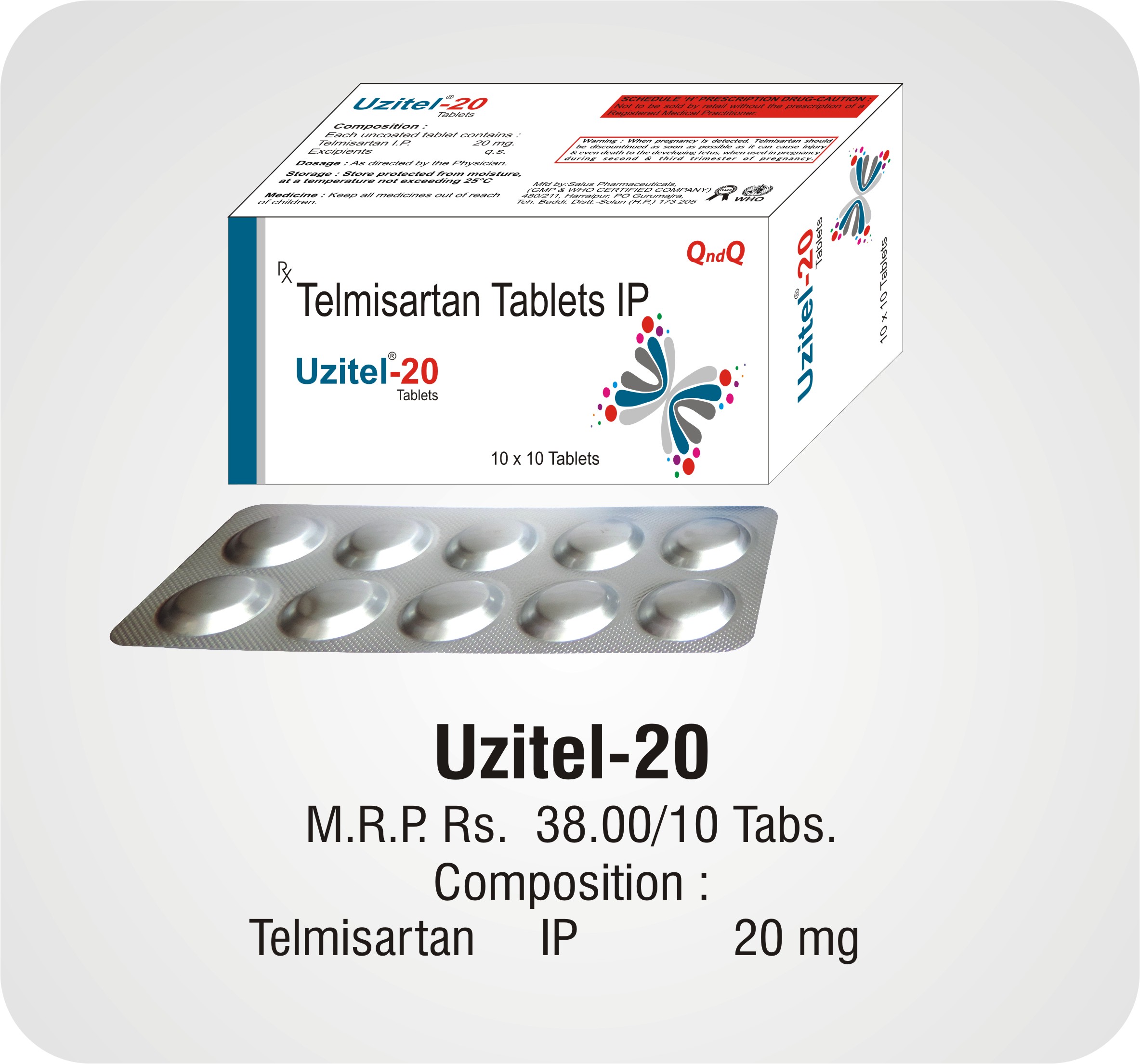 Telmisartan ip online 20 mg