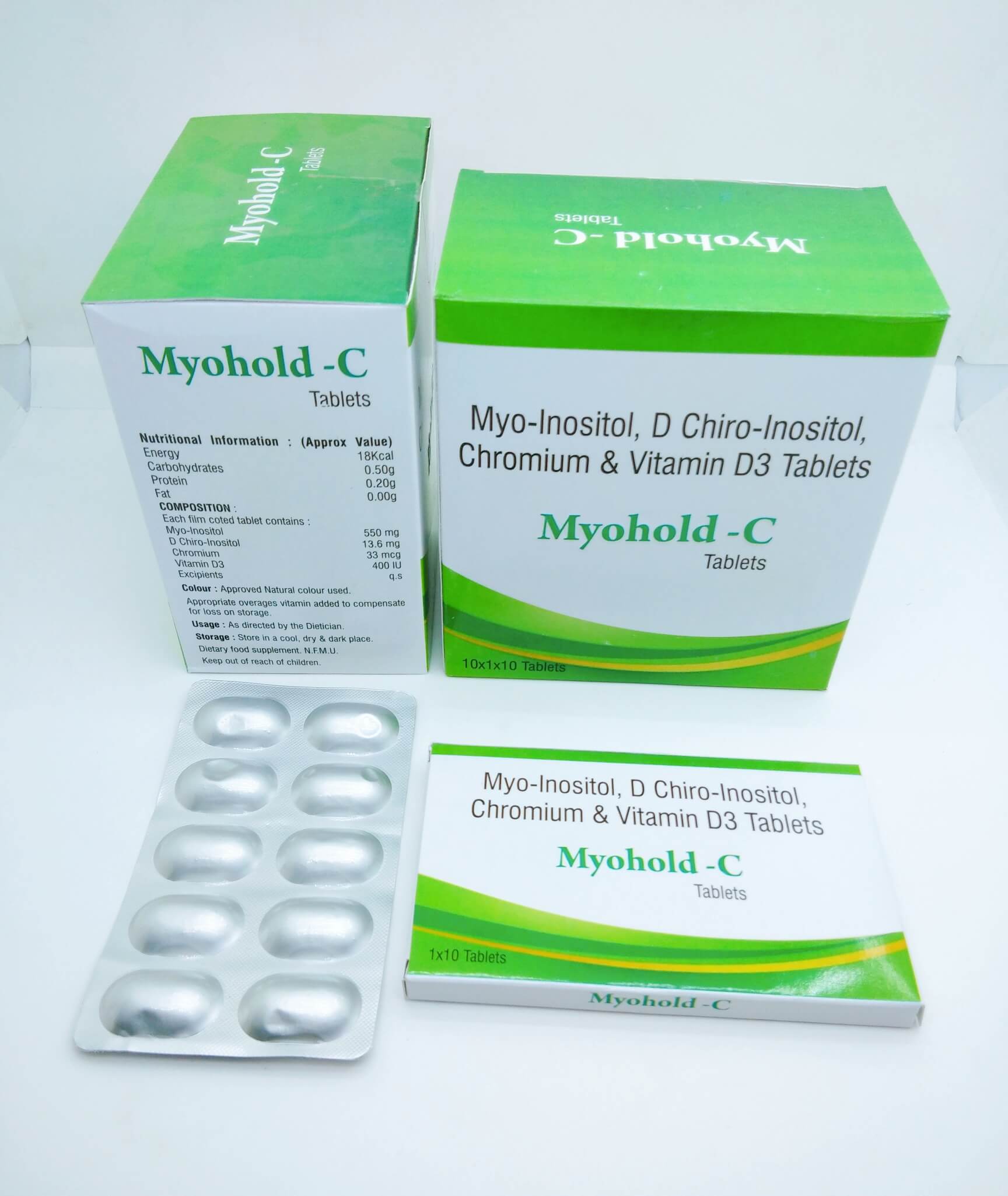 Myo inositol 550 mg