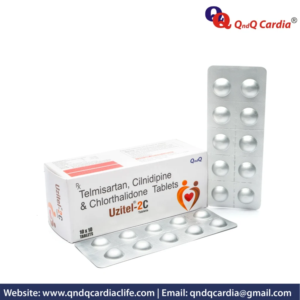 Telmisartan, Cilnidipine, Chlorthalidone Tablets